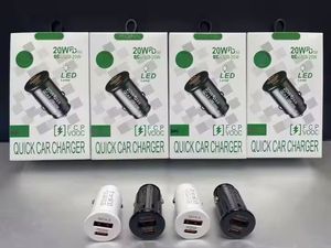 ที่ชาร์จในรถยนต์ USB C รองรับ QC 4.0 USB PD 20W ที่ชาร์จโทรศัพท์ในรถยนต์แบบเร็ว ช่องเสียบ A+C ขนาดเล็ก พร้อมกล่องบรรจุภัณฑ์ - Product Image 6