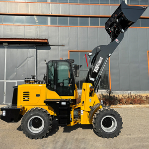 Mini-chargeuse sur pneus hydraulique 2 tonnes, engin <span class=keywords><strong>de</strong></span> terrassement 4x4, chargeuse frontale améliorée - Moteur diesel - Product Image 1