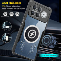 Funda Translúcida con Disipación de Calor de Grafeno para Xiaomi Mi POCO F8 Ultra, POCO F7, F6, F5 Pro, F4, F3 GT, F1, Anti-caídas