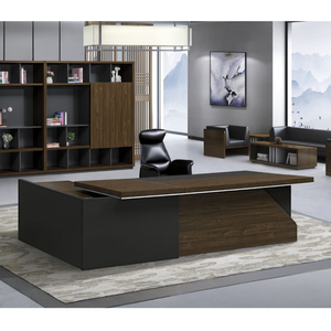 Thiết kế hiện đại PVC cạnh dải mdflam bảng Dòng operative nội thất văn phòng bàn + Bàn cà phê - Product Image 5