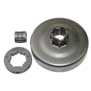 Pignon de chaîne de tambour d'embrayage pour Husqvarna 281 288 394 395 2100 2101 3120 <span class=keywords><strong>Jonsered</strong></span> 2094 2095 tronçonneuse 503625904 503625902 - Product Image 1