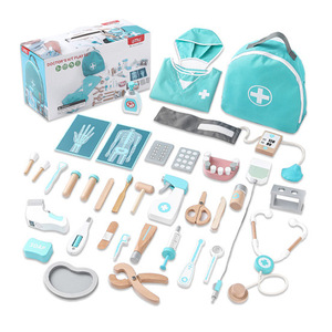 Kit de jeu éducatif en <span class=keywords><strong>bois</strong></span> unisexe pour enfants, ensemble de jeu de rôle et de simulation de <span class=keywords><strong>docteur</strong></span>, pour les enfants de 2 à 13 ans, fabriqué dans le Zhejiang - Product Image 6