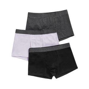 Mens Cotton Mid-Rise Knitted <b>Boxer</b> Briefs Athletic Comfort High Quality Breathable Wholesale OEM Supplier - Product Image 6