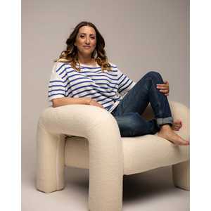 Unisex Pure <b>Linen</b> Striped Casual <b>Short</b>-<b>Sleeved</b> <b>Shirt</b> Anti-Wrinkle Beach Wear for <b>Men</b> Summer ODM Supply Single Piece Included - Product Image 4