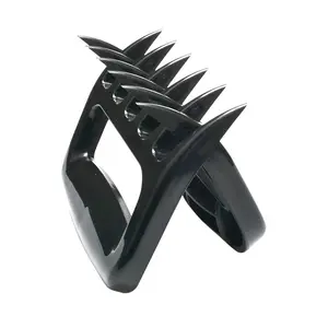 Ringraziamento Black Plastic Bear Claws forchette per triturare Multi Turkey Bbq accessori Set Tool Bear Claws tritacarne forchetta artigli