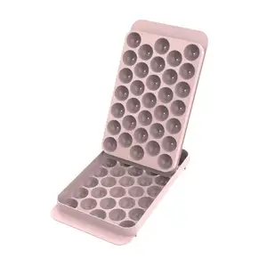 Ice Cube Trays Durable Plastic PP Ice Cube Mold Ice Ball Maker With Removable Lids Kitchen Bar