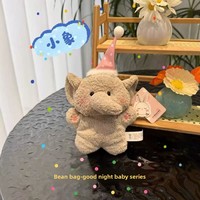 Peluche Panda, Pingouin, Ours en maille brodée, Jouet anti-stress, Jouet pour machine à griffes, Animaux en peluche