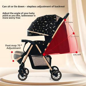 Carriola para Bebé Ultraligera y Plegable con Ruedas Grandes, Nuevo Modelo para Viajes y Paseos con Niños - Product Image 3