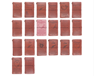 Top vente en gros A6 Vintage rechargeable Kraft Pages intérieures LOGO en relief en cuir lié fille papa Journal cahier - Product Image 3