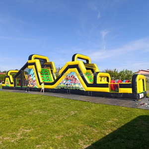 GMY <span class=keywords><strong>Inflatables</strong></span>カスタマイズ毒性ラッシュテーマインフレータブル障害コーススライド付き商用ゲームレンタルアウトドア用 - Product Image 6