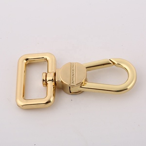 Sang Trọng Lớn Kẽm Hợp Kim Vàng Xoay Snap Hook | Thân Thiện Với Môi Hình Bầu Dục Cơ Sở Kim Loại <span class=keywords><strong>Clasp</strong></span> Cho Thiết Kế Phụ Kiện Túi Xách - Product Image 4