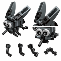 Juego de Bloques de Construcción de Animales de Dibujos Animados, Juguete de Construcción STEM, Ladrillos Educativos para Hacer Manualidades, Kit de Modelos Creativos, Regalo para Niños de 6 Años en Adelante