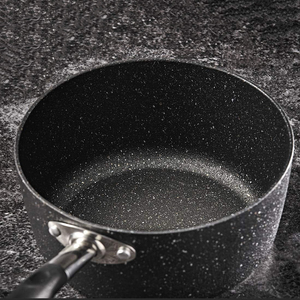 Ensemble de casseroles antiadhésives avec couvercles en verre, 8 pièces, en métal, revêtement céramique pour cuisinières à gaz et à induction - Product Image 4