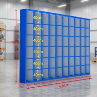 Étagère de stockage pour entrepôt, légère, multi-niveaux, en fer, à montage rapide pour l'e-commerce