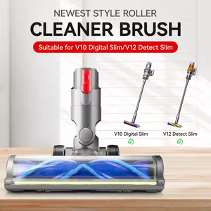 Cabezal de fregona de limpieza, alfombra eléctrica, suelo duro, cabezal de cepillo láser verde para Dysons V10 Slim/ <span class=keywords><strong>V12</strong></span>, Piezas delgadas de <span class=keywords><strong>aspiradora</strong></span> - Product Image 2