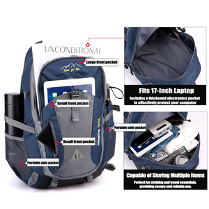 Zaino da Viaggio Outdoor da 40L Impermeabile Resistente Leggero e di Grande Capacità con Logo Personalizzato per <span class=keywords><strong>Trekking</strong></span> Campeggio ed Escursionismo - Product Image 2