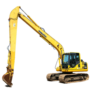 Excavatrice Komatsu PC130 à long bras en stock, adaptée au dragage et au défrichement de pentes, mini-excavatrice de 13 tonnes - Product Image 1