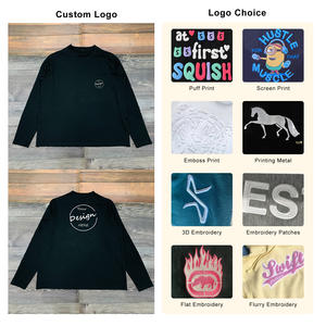 Magliette da uomo personalizzate con Post-spalla in cotone di recupero in poliestere a strappo a manica <span class=keywords><strong>lunga</strong></span> a scatto con taschino a porta chemio - Product Image 3