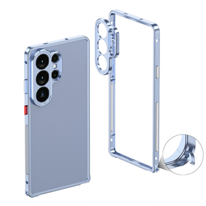 NOUVEAU Étui de téléphone antichoc en métal aluminium de luxe pour S25 Ultra S24 S23 avec protection d'objectif - Product Image 2