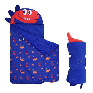 Tapis <span class=keywords><strong>de</strong></span> sieste 3D dinosaure CPC & OEKO-TEX <span class=keywords><strong>pour</strong></span> tout-petits avec oreiller et couverture, pliable et portable <span class=keywords><strong>pour</strong></span> la <span class=keywords><strong>maternelle</strong></span>, la garderie et les garçons - Product Image 2