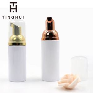 Custom 30ml 60ml 100ml Lash <b>Shampoo</b> Kit Private Label Eyelash Foam Cleaner <b>Pump</b> Sprayer PETG <b>Bottle</b> - Product Image 5