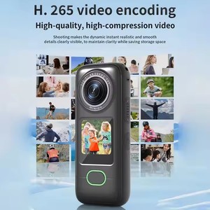 NUEVA Cámara Deportiva <span class=keywords><strong>X3</strong></span> Mini 4K HD con Visión Nocturna, Pantalla Táctil, WIFI, Resistente al Agua, para Vlogging y Video 4K - Product Image 5