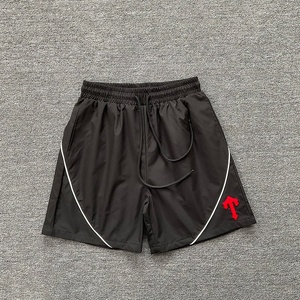 กางเกงกีฬาขาสั้นผู้หญิง วิ่งได้ แห้งเร็ว ทรงสามส่วน หลวมๆ ใส่ได้ในฤดูร้อน กางเกงฝึกซ้อม โพลีเอสเตอร์/ผ้าฝ้าย - Product Image 4