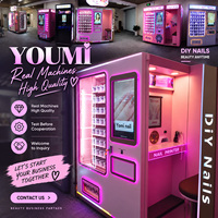 Machine d'impression d'art d'ongles automatique Youmi certifiée CE FCC RoHS UKCA avec lecteur de carte pour la vente en centre commercial