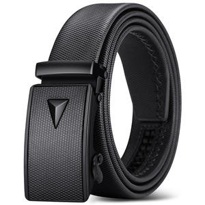 Yonger fabbrica uomo nero <span class=keywords><strong>marrone</strong></span> pelle classica <span class=keywords><strong>cintura</strong></span> Auto lucchetto fibbia cinghia a scacchi cricchetto <span class=keywords><strong>cintura</strong></span> - Product Image 2