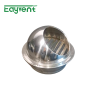Grille d'aération murale moderne en acier inoxydable 304 de 150 mm de diamètre pour conduit d'évacuation extérieur et sous-sol – Prix compétitif pour CVC