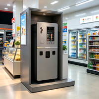 Distributeur automatique de café tout-en-un pour station-service, kiosque de café pour le bord de route, vente au détail 24h/24 sans surveillance