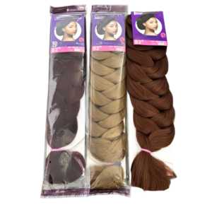 Extensiones de Cabello Sintético Suave para Trenzas, 230g, 82 Pulgadas, para Mujeres, Extensiones Yaki para Trenzas, Cabello <span class=keywords><strong>Jumbo</strong></span> para Trenzas, Venta al Por Mayor - Product Image 3