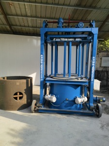 Đường ống dẫn nước xi măng lớn làm Đường Kính Máy 1800mm Chiều cao 500mm kiểm tra khối bê tông manhole đúc máy - Product Image 5