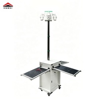 Solar Mobile Surveillance Tower Essential for Outdoor Security CE Certified Waterproof Dustproof