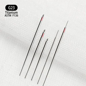 Pince de guidage en titane G23 ASTM F136, bijou de piercing en forme de vis, unisexe - Product Image 1