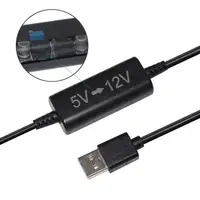 USB 5V bis 9V 12V AC für Boost Wifi USB AM zu DC 5,5*2,1mm Step Up DC-DC-Wandler