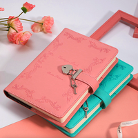 Journal de voyage papeterie pour filles mignonnes personnalisées carnet de notes à spirale avec serrure