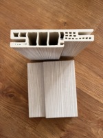 Encadrements de Porte et Fenêtre en WPC Imperméables, Design Moderne, Résistants au Feu, Durables et Économiques pour Hôtels, Garantie 2 Ans
