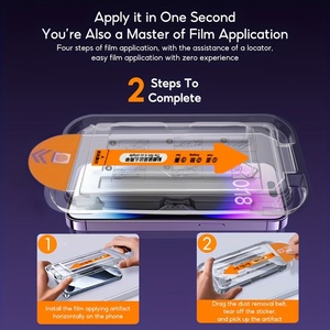 <span class=keywords><strong>Protection</strong></span> d'écran anti-espion en verre trempé, installation sans poussière, pour Samsung S25 Ultra S23FE S22 S24 Plus <span class=keywords><strong>S20</strong></span> <span class=keywords><strong>FE</strong></span> S26, lot de 2 - Product Image 3