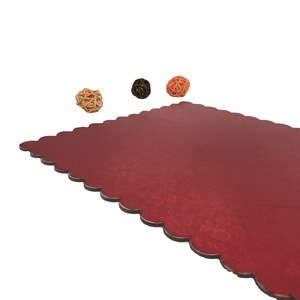 Base para Pastel, Rectángulo Rojo, Base de Cartón Circular, 8, 10 y 12 Pulgadas. Perfecto para Decoración de Pasteles, 10 de Cada Tamaño - Product Image 3