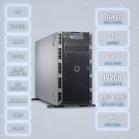 Server Menara T320 PowerEdge T120 T130 T140 T150 T160 T330 T340 DNS NIC HDD Mail Cloud Network Chassis