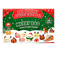 Lots de Squishies de Noël de Haute Qualité en Gros, Boîte Mystère de Squishies Dumpling, Calendrier de l'Avent Jouet Squishy Dumpling pour les Fêtes