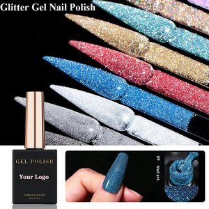 12 Farben Reflective Neon Disco <span class=keywords><strong>Gel</strong></span> Nagel UV Glitter <span class=keywords><strong>Gel</strong></span> politur Nagels tudio OEM Custom Reflective Glitter <span class=keywords><strong>Gel</strong></span> Nagellack - Product Image 3