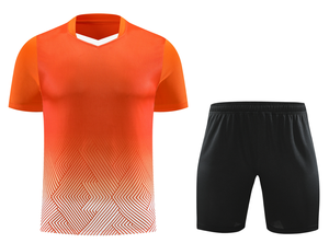 طقم زي كرة قدم مخصص بالجملة، تصميم جديد للرجال، بدلة كرة قدم رخيصة من ألياف البوليستر - Product Image 3