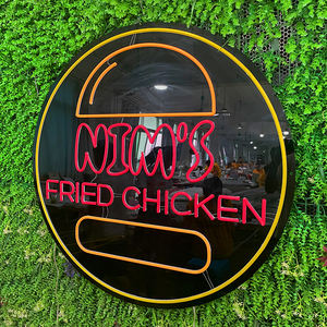 Luz de neón led flexible para restaurante, señ<span class=keywords><strong>al</strong></span> de neón con logotipo de tienda creativa, pizza, perro caliente, hamburguesa - Product Image 6