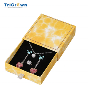 Coulissant Unique Emballage De Luxe Marque Petite Boucle D'oreille Collier Bague Boîte - Product Image 3