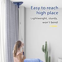 Meilleure vente 360 degrés rotatif Ultra fin corail et Chenille Magic Twist vadrouille propre sol salle de bain avec grattoir accessoire