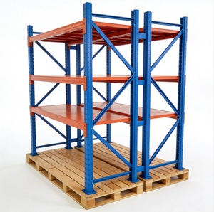 نظام رفوف فولاذية عالية السعة مع مشابك قفل قوية، إطار مستقر للمصانع الصناعية وتخزين المستودعات - Product Image 5