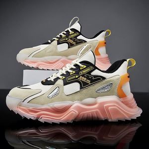 Chaussures de course et de marche personnalisées en maille 350 pour hommes, baskets dégradées tendance - Product Image 2