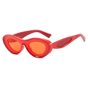 New Fashion Colored Oval <b>Sunglasses</b> Trend Personalized Concave Shape Oval <b>Sunglasses</b> - Product Image 3